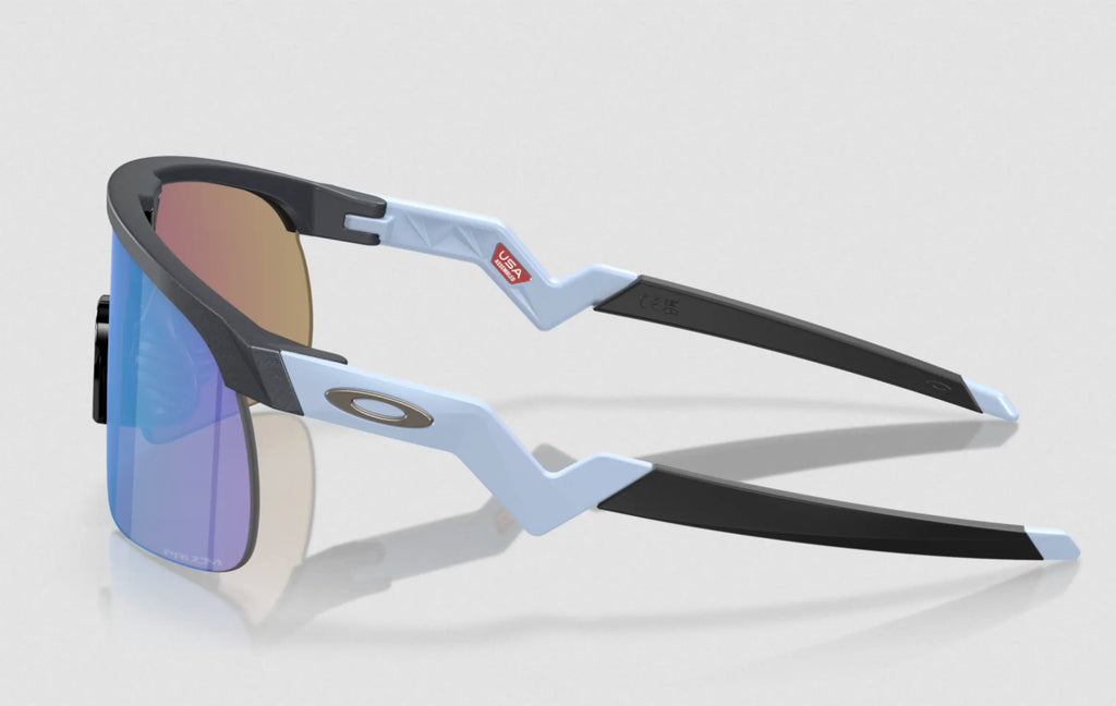 OAKLEY YOUTH SUN RESISTOR Blue Steel w/ Prizm Sapphire
