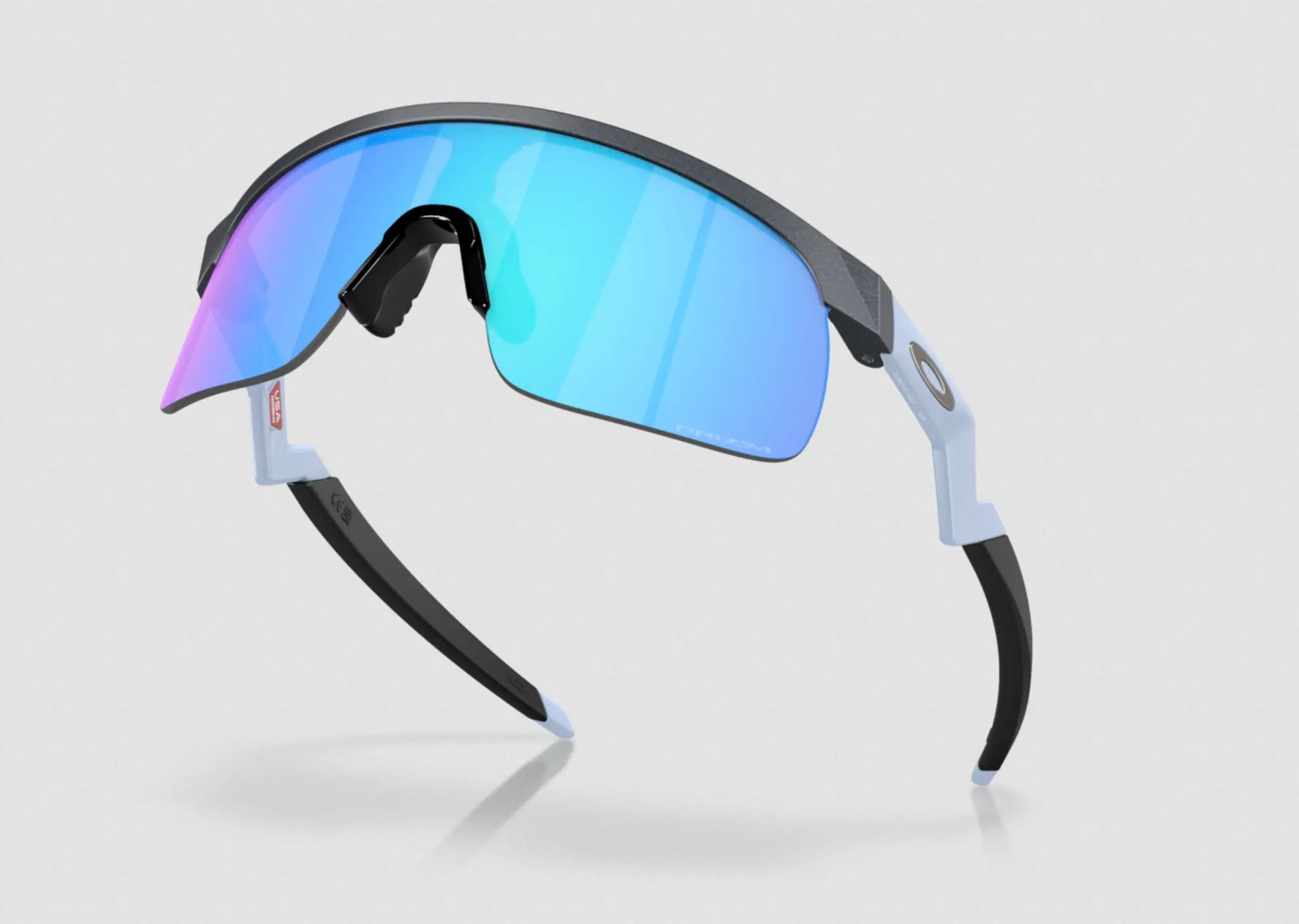 OAKLEY YOUTH SUN RESISTOR Blue Steel w/ Prizm Sapphire