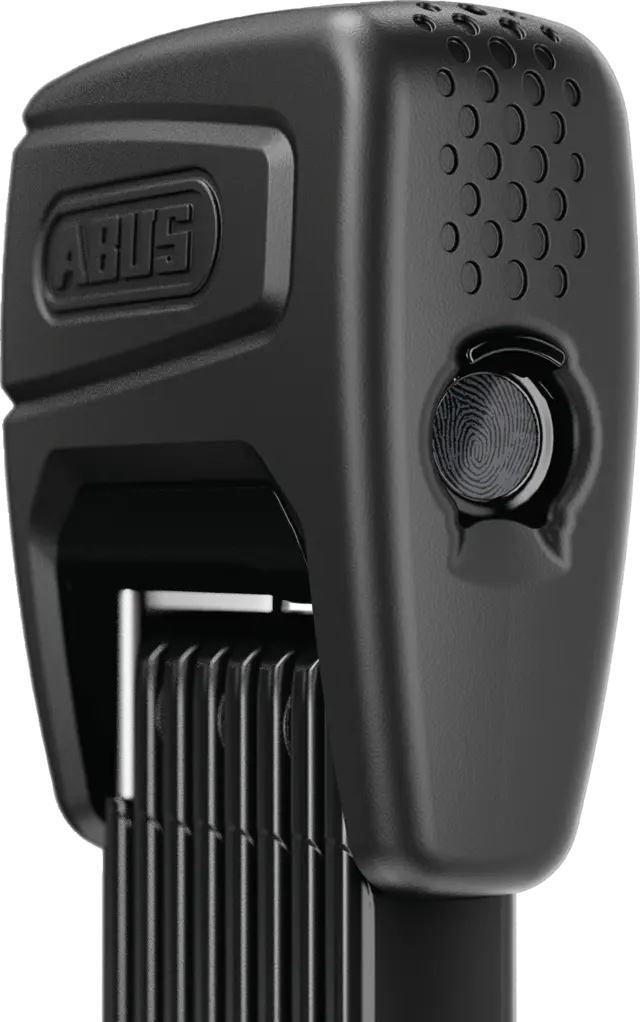 ABUS Folding Lock Bordo One 6000AF/120 black Finger Print+ Holder