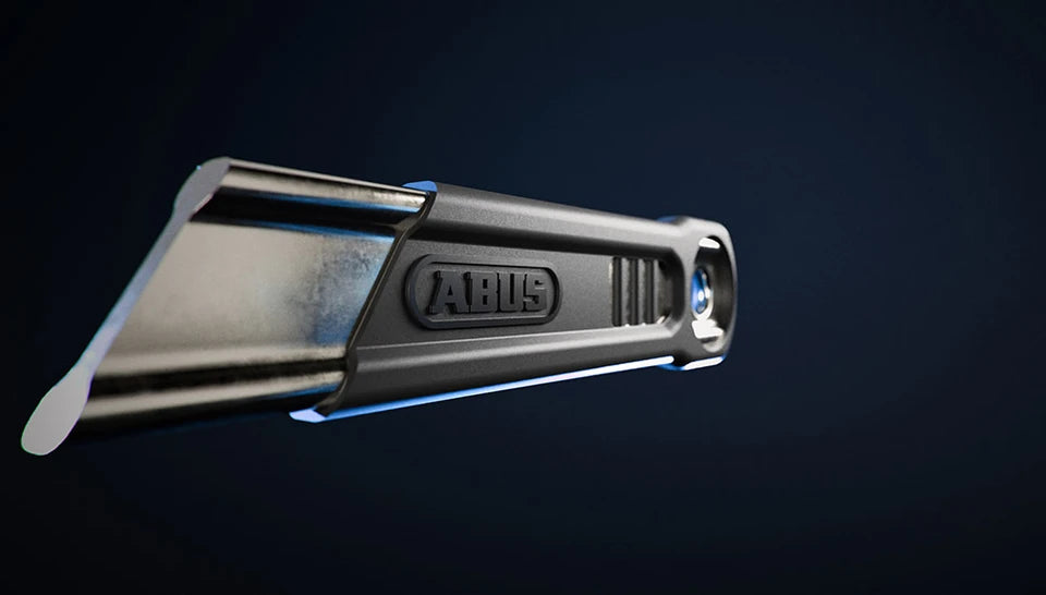 ABUS Folding Lock Bordo 6200K/90 black + Holder