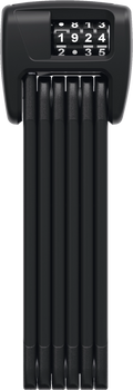 ABUS Folding Lock Bordo 6000c/90 Led Black + Holder