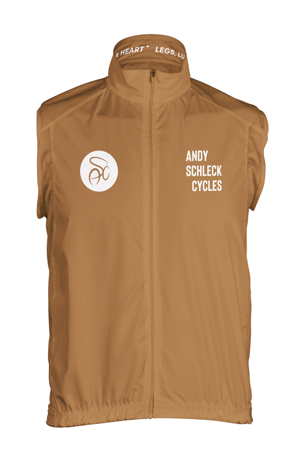 ANDY SCHLECK CYCLES Cappuccino Edition Wind Vest