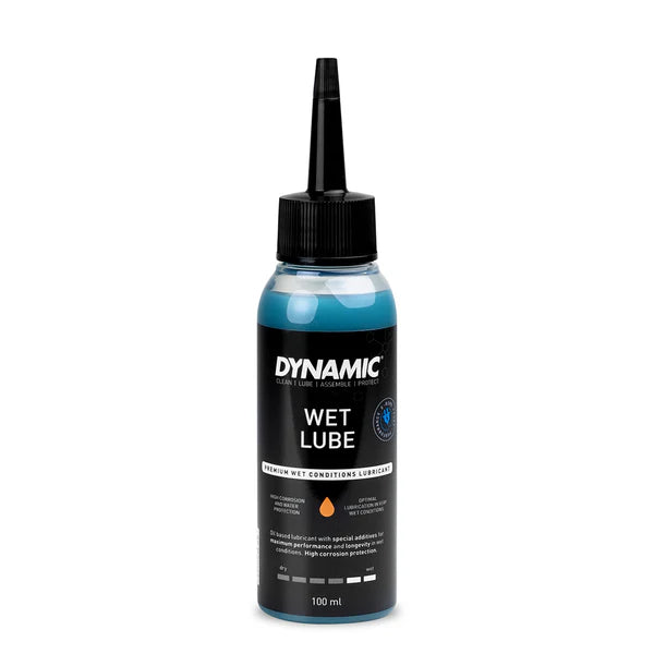 Bottle of Dynamic Wet Lube on a white background