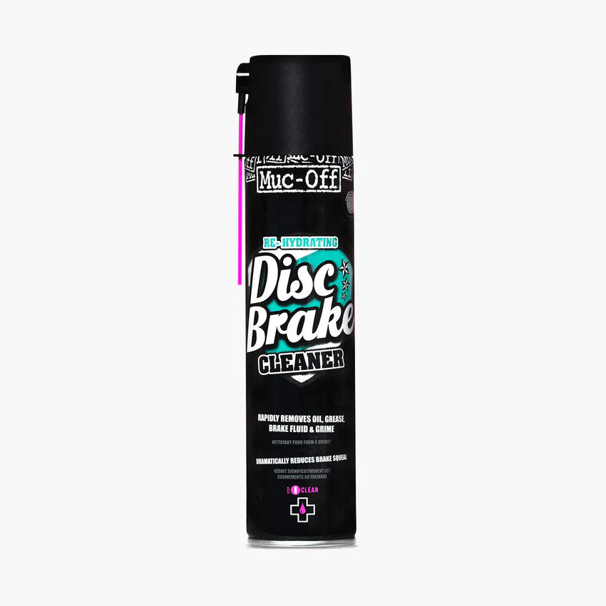 Muc-Off Disc Brake Cleaner can on a white background
