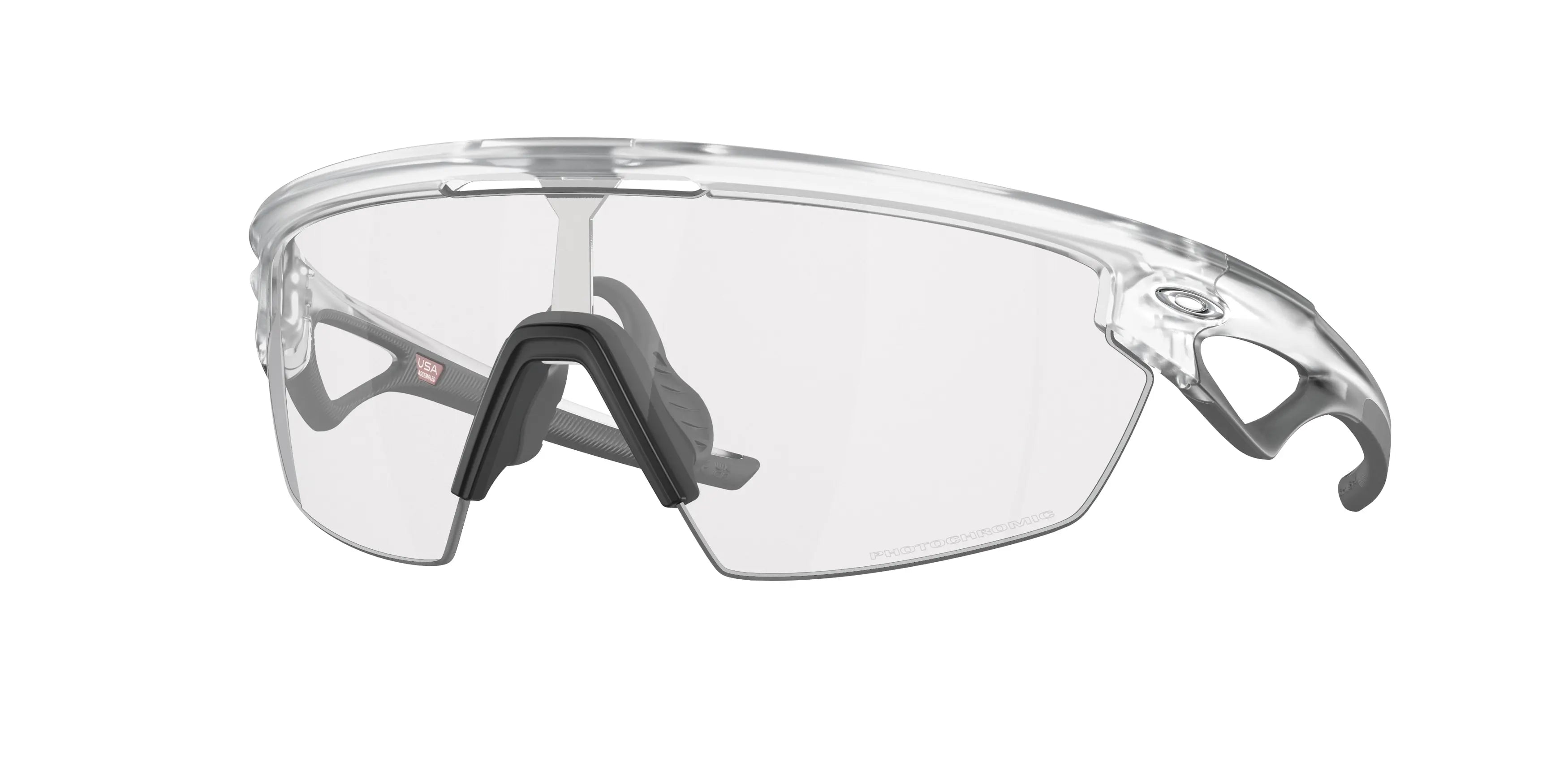 OAKLEY SPHAERA Matte Clear w/ Clear to Black Iridium Photochromic