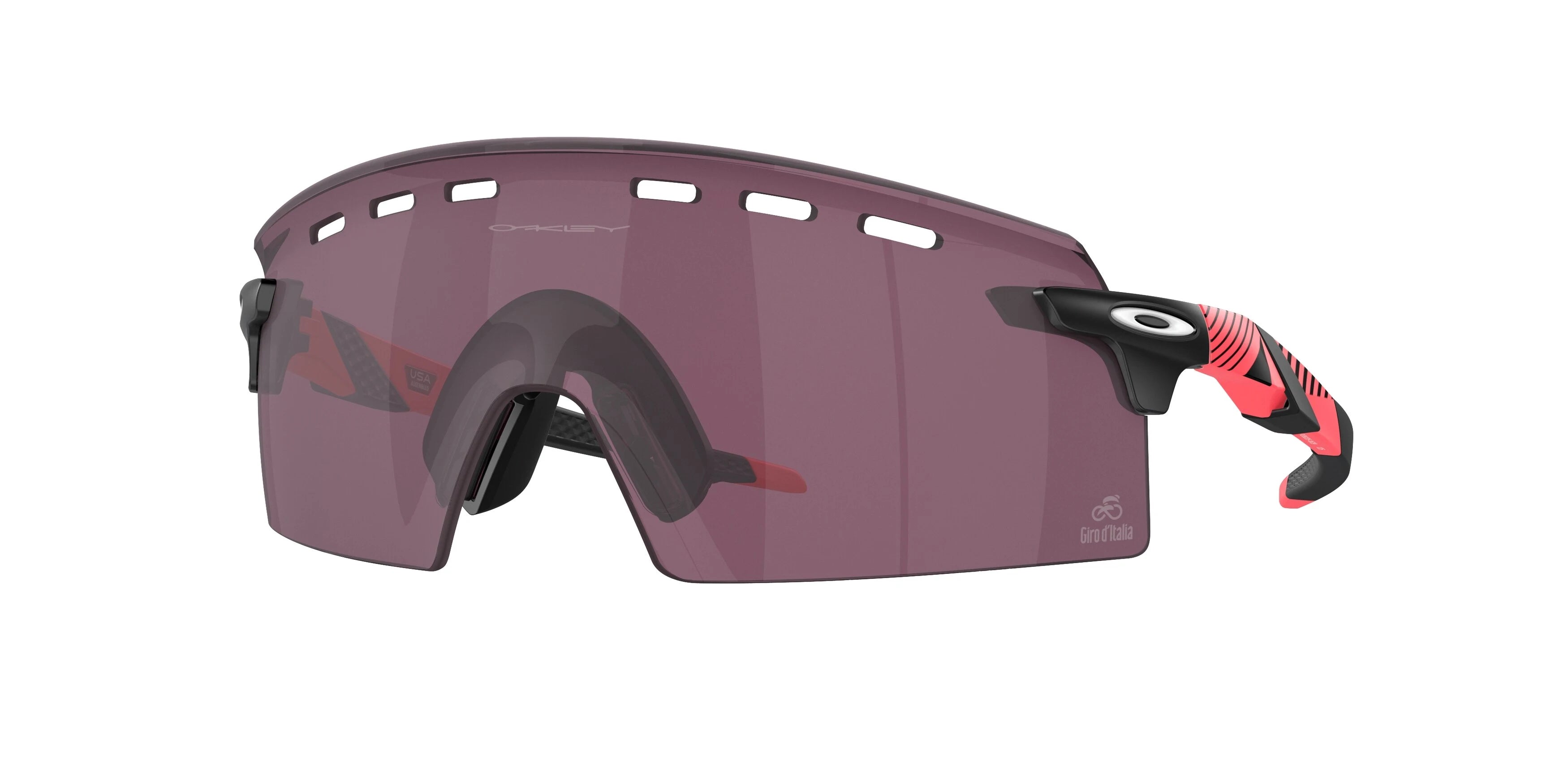 OAKLEY ENCODER STRIKE VENTED Pink Stripes w/ Prizm Road Black