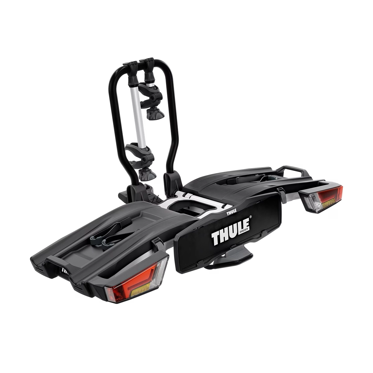 THULE Easyfold XT 2 Foldable Towbar Bike Rack, Black (2 Bikes)