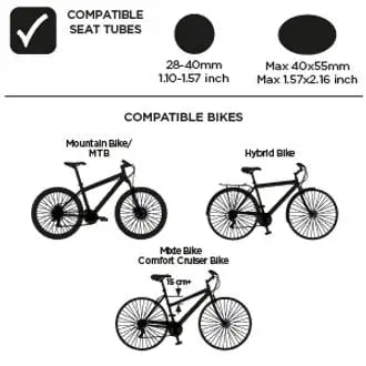 Support de cadre pour siège vélo enfant THULE RideAlong 2