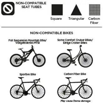 Support de cadre pour siège vélo enfant THULE RideAlong 2