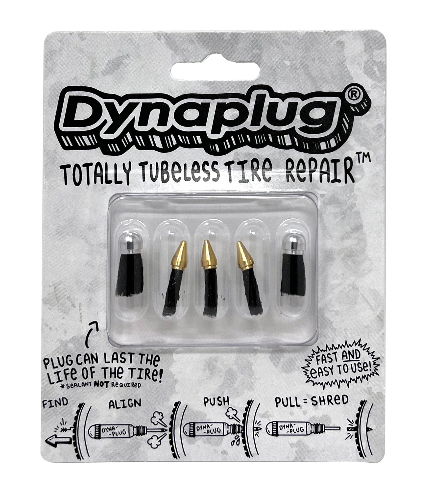 DYNAPLUG Plug Pack, 3 x Soft Nose and 2 x Mega plugs