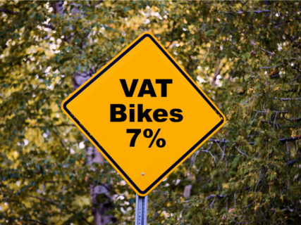 Gute Nachrichten: Mehrwertsteuer auf Fahrräder für 2023 auf 7% gesenkt!