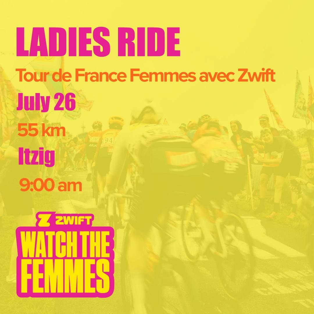 Asc Ladies Ride - Tour De France Femmes Avec Zwift 7 TDF Femmes