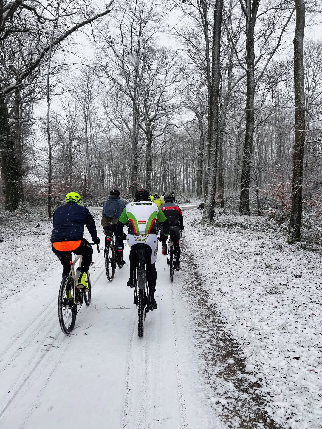 Wir fahren weiter... sogar im Schnee... Schotterbikes, knackige, verschneite Trails. Schnapp dir dein Bike und mach mit